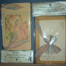 Christmas decoration - Mini Board Ornament & Gift Tag - Moonlight & Roses.