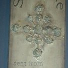 Christmas decoration - Pretty Sign: Snowflake - 16" X 6.25" Beautiful