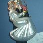 Christmas decoration - Just Married ornament  - 6" inches tall