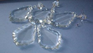 Christmas decoration - Beautiful class ornaments - 5 each, 4.5 inches long
