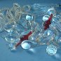 Christmas decoration - Beautiful class ornaments - 25 each, 1/2 - 2  inches long