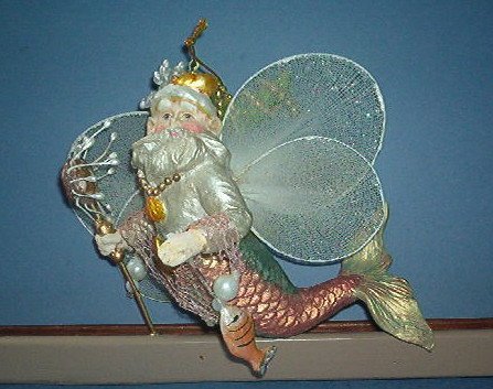 Christmas decoration - Beautiful Christmas Fairy - Under the Sea fairy