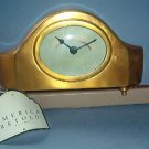 Christmas gift - Clock Hotel Astoria - 8 X 3 inches - Burnished Brass - Lovely