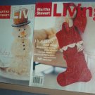 Magazine - Martha Stewart Living - Christmas - 85  & 45  December 2000 and 1997