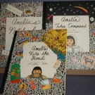 Books - 3 Amelia Books: Notebook, Takes Command and Hits the Road By Marissa Moss
