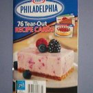 Magazines - Kraft Philadelphia 76 tear out recipe cards - desserts, plus