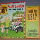 Highlights - which Way USA? - South Carolina Puzzle Book and Map - Excellent