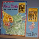 Highlights - Which Way USA? - New York Puzzle Book and Map - Excellent