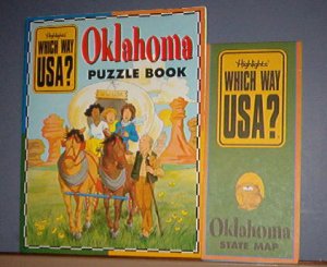 Highlights - Which Way USA? - Oklahoma Puzzle Book and Map - Excellent