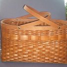 Basket -  Beautiful, large, 8.5X16X9 - 15" w/handles - One 1" boo-boo that is easily fixed.