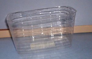 Basket - Protector - 3x5 Recipe - clear - Longaberger