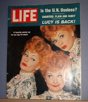 Magazine - Life - Lucille Ball - Lucy is Back - Jan 5, 1962 - Excellent Shape