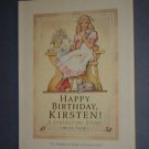 Book - Kids - Happy Birthday, Kirsten - Book Four - 1854 -HBdj - New