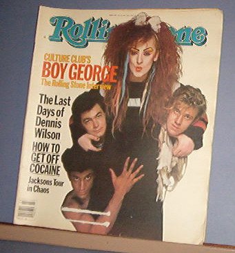 Magazine - The Rolling Stone - #423 - Boy George, Dennis Wilson