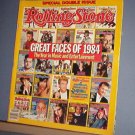 Magazine - The Rolling Stone - #437 and 438 Double Issue Great Faces of 1984