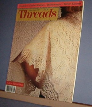 Magazine - THREADS - June/July 1986 Lace Knitting