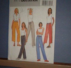 Sewing Pattern 3973 Butterick 5 kinds of pants Size 16 - 22