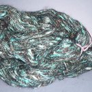 Yarn - 13 oz aqua & black w/metal filament. Pretty sweater, sox, etc.