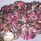 Yarn - 10 skeens 50% Rayon, 36% Cotton, 11% linen 3% nylon. Bright colors by Noro of Japan