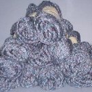 Yarn - 11 skeens Bernat Pirandelle,70% Acryllis, 25 wool & 5% polyester, navy blue varigated