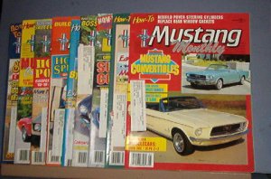 Magazine -Mustang Monthly  - January -August & December 1988