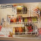 Can Rack 14"Wide, 10.5 high 10"deep.Coated white steel long lasting -  New