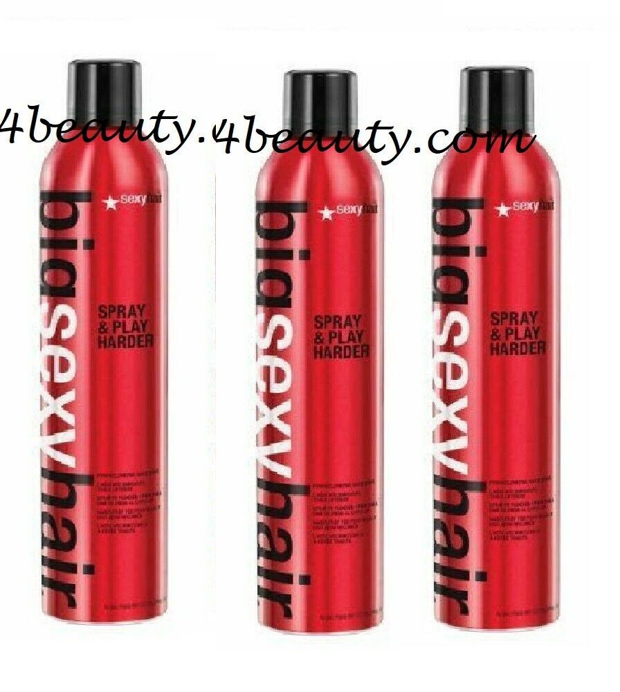 Sexy Hair Spray And Play Harder Spray 10 Oz 3pc