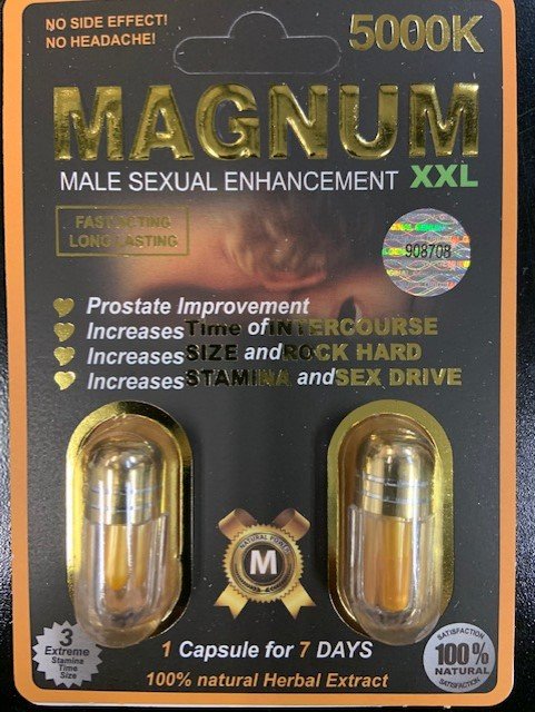 Magnum Xxl 5000k Male Sexual Enhancement 6 Pills 100 Satisfaction Free Shipping 3712