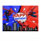 Spiderman Theme Background Photography Backdrop Cityscape size 4.5x2.4FT