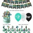 The Zelda Birthday Party Decorations,Cake Topper,Cupcake Toppers,Balloons