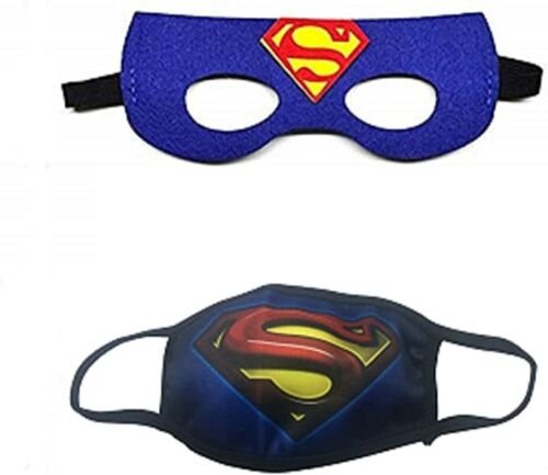 Superhero Children mask,Spider-man,Batman,Superman,hulk Comfortable and Reusable