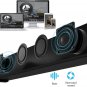 Portable 17-Inch Wired & Wireless Bluetooth Stereo TV Soundbar