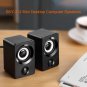 AUX Mini Computer Speakers USB Powered Wired 1 Pair Bass Stereo Speakers