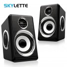 AUX Mini Computer Speakers USB Powered Pair Bass Stereo Speakers