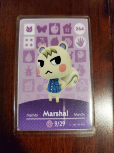 264 Marshal Amiibo Card For Animal Crossing Fan Made