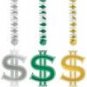Dollar Sign Party Danglers