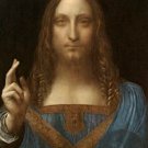 Salvator Mundi by Italian artist Leonardo da Vinci (c. 1500)