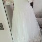 Custom Floral Lace Applique/Tulle A Line Wedding Gown All Sizes