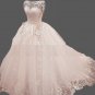 Custom Vine Lace Applique/Tulle Ball Wedding Gown All Sizes