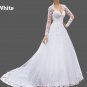 Custom Vintage Lace & Tulle Modified A Line Wedding Gown All Sizes