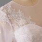 Custom Vintage Floral Pearl Applique Lace/Tulle A Line Wedding Gown All Sizes