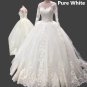 Custom Rhinestone Lace/Tulle Ball Wedding Gown All Sizes