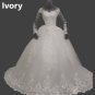 Custom Rhinestone Lace/Tulle Ball Wedding Gown All Sizes