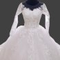 Custom Rhinestone Lace/Tulle Ball Wedding Gown All Sizes
