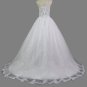 Custom Bling Rhinestone Lace/Sparkle Tulle Ball Wedding Gown All Sizes