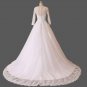 Custom Vintage Sequin Lace/Tulle A Line Wedding Gown All Sizes