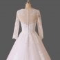 Custom Vintage Sequin Lace/Tulle A Line Wedding Gown All Sizes