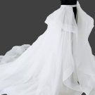 Custom Tiered Organza Tulle Wedding Train/Skirt All Sizes