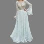 Custom Bohemian/Country All Over Lace A Line Wedding Gown All Sizes