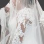 Custom Lace Applique & Tulle Mermaid Wedding Gown All Sizes